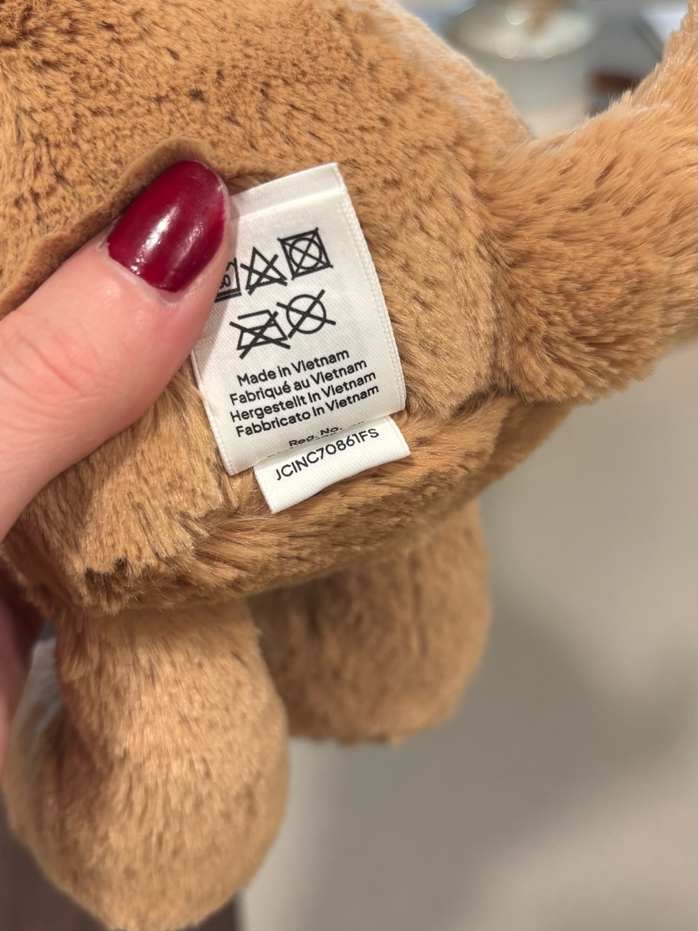 🐕 Jellycat Bashful Toffee Puppy Brown Dog Stuffed Animal Plush Toy - Picture 6 of 7